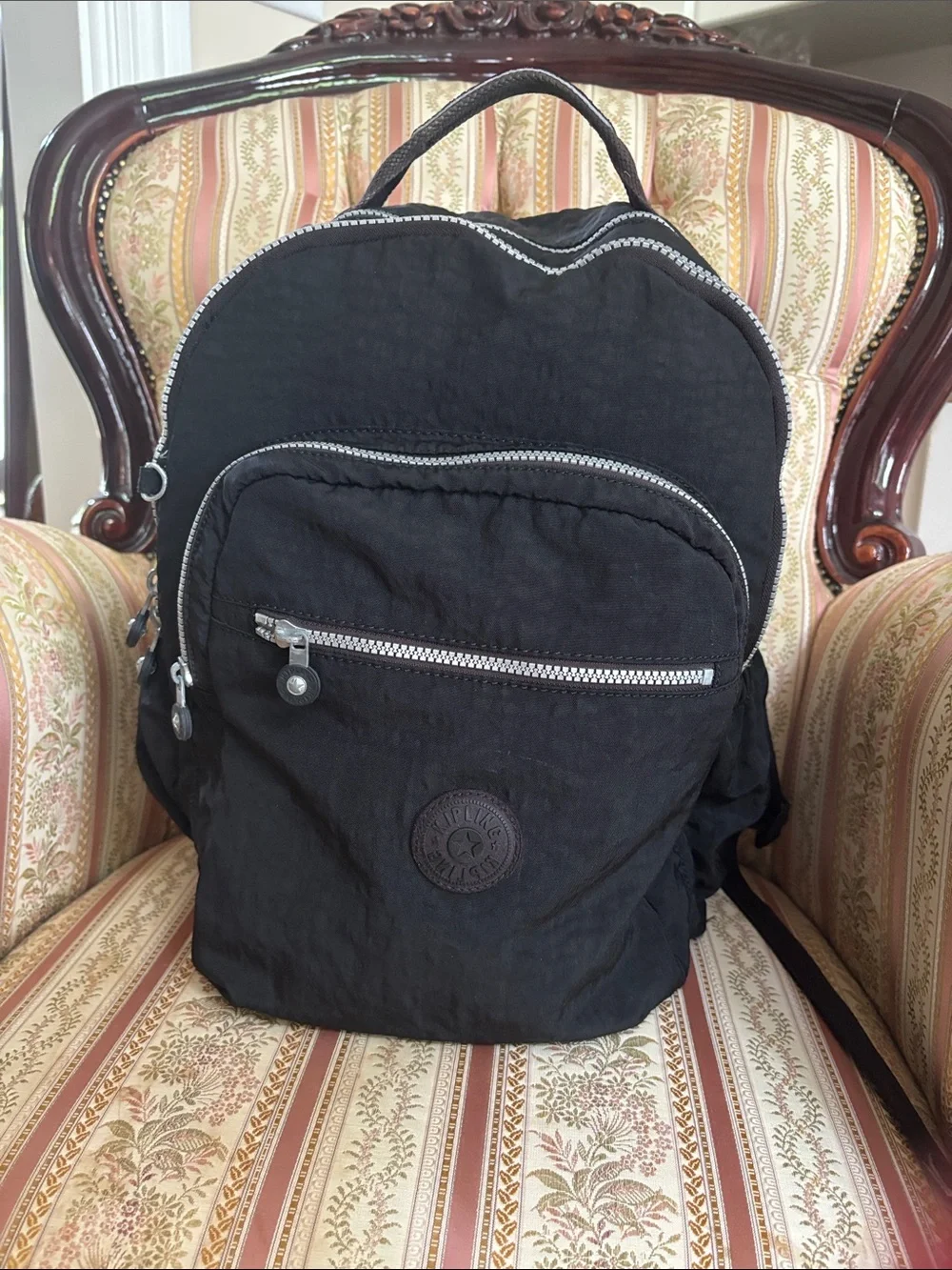 Kipling Large Nylon black  backpack